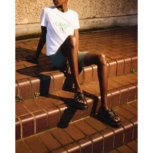 Dr. Martens‎ Blaire Leather Slide Sandals W8 Color Black